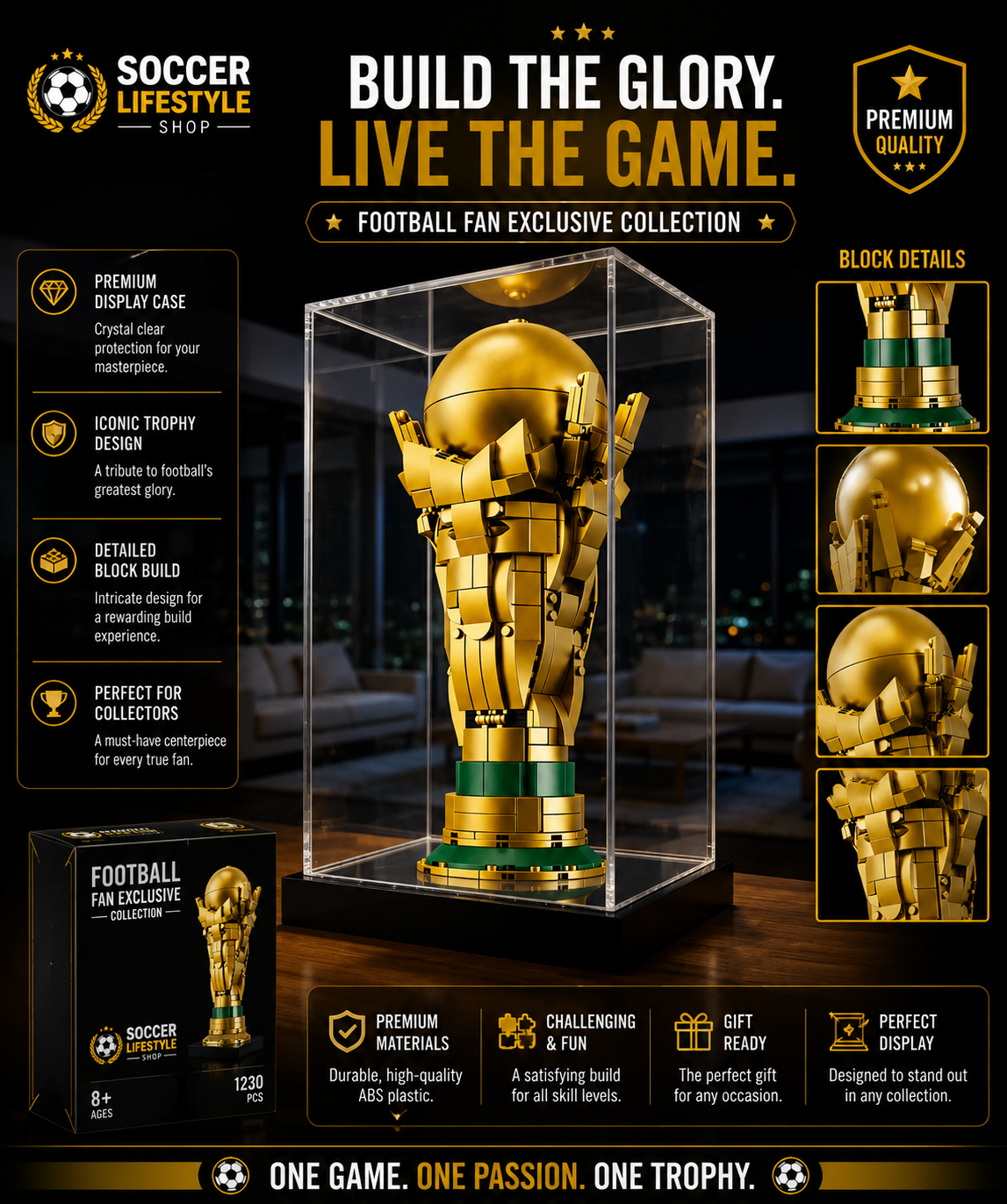 Golden Trophy Brick Set™ – Collector Edition