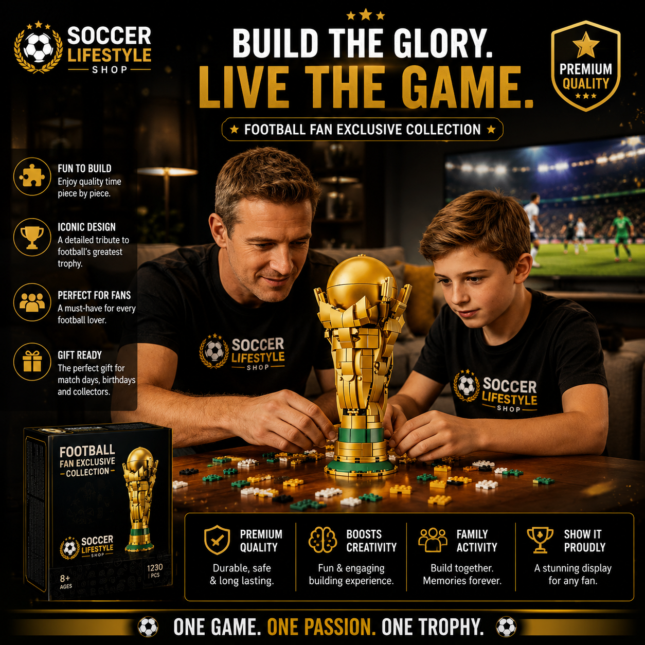 Golden Trophy Brick Set™ – Collector Edition