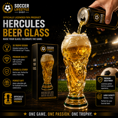 Hercules Trophy Beer Glass™ – Game Night Edition