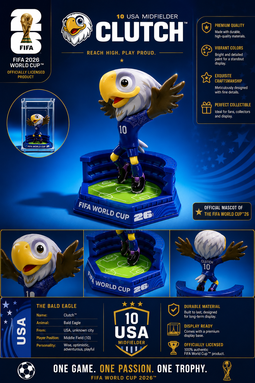 FIFA World Cup 2026 Official Mascot Collectible Set (3PCS)