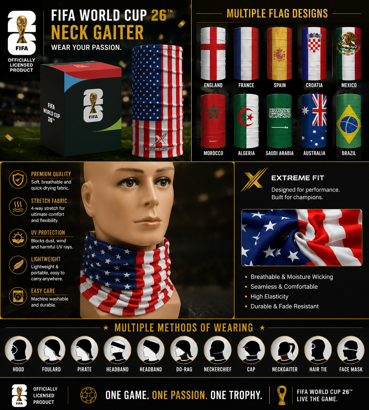 Fan Nation Face Cover™ – 2026 Edition