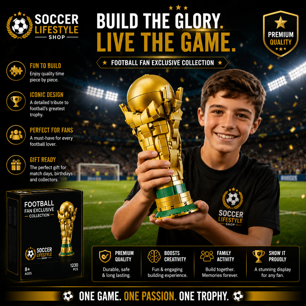 Golden Trophy Brick Set™ – Collector Edition