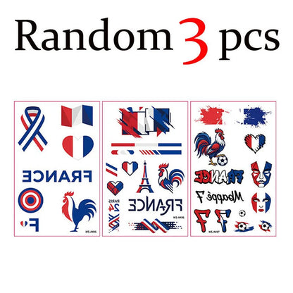 Fan Flag Tattoo Stickers™ – Match Day Edition