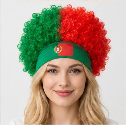 Curly Fan Wig™ – Stadium Edition