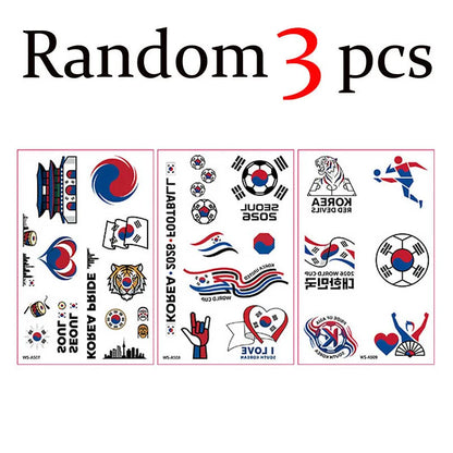 Fan Flag Tattoo Stickers™ – Match Day Edition