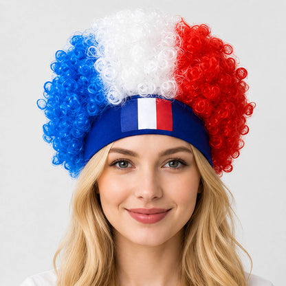 Curly Fan Wig™ – Stadium Edition