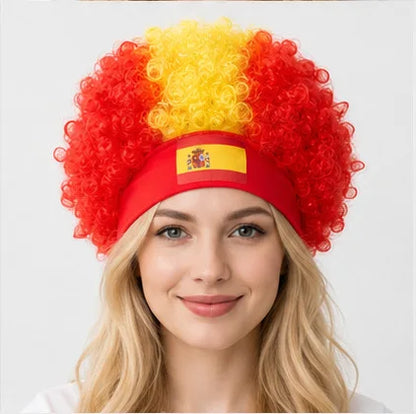 Curly Fan Wig™ – Stadium Edition