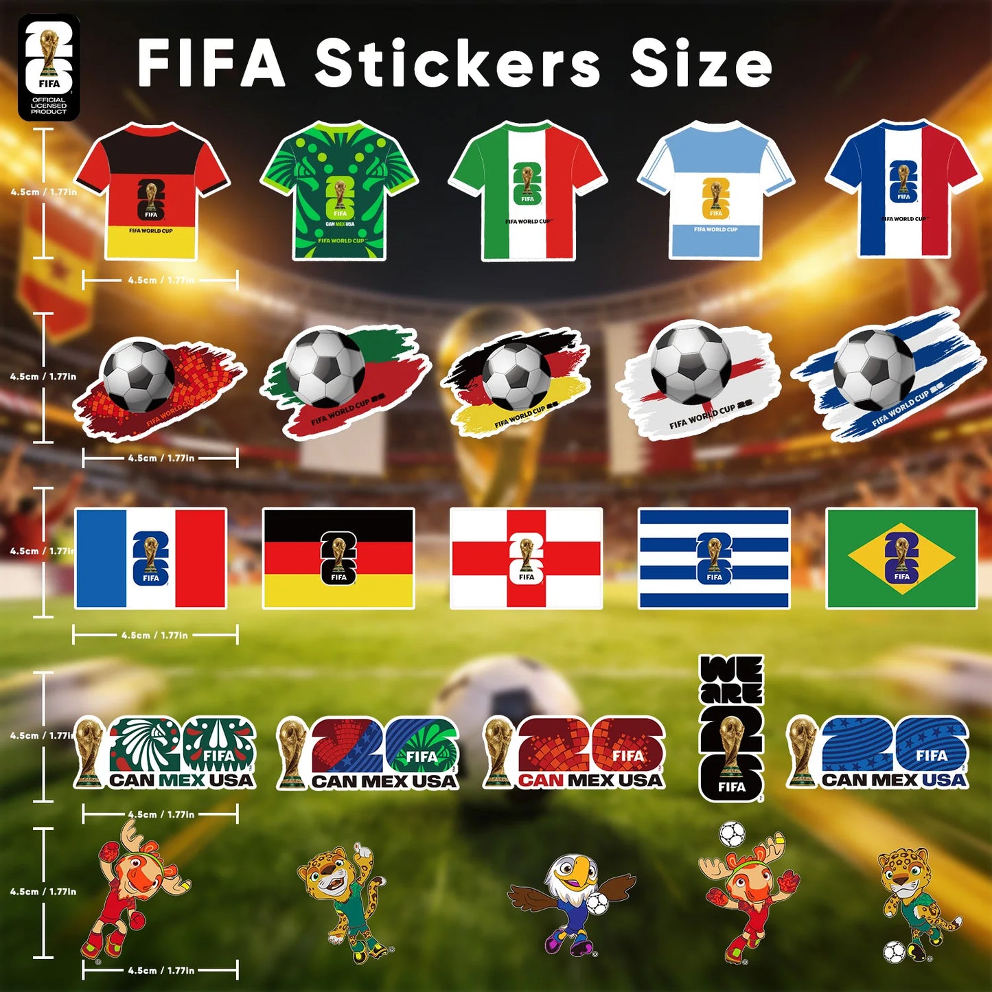 World Cup Fan Sticker Pack™ – 2026 Edition
