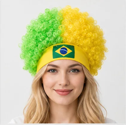 Curly Fan Wig™ – Stadium Edition