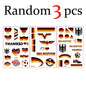 Fan Flag Tattoo Stickers™ – Match Day Edition