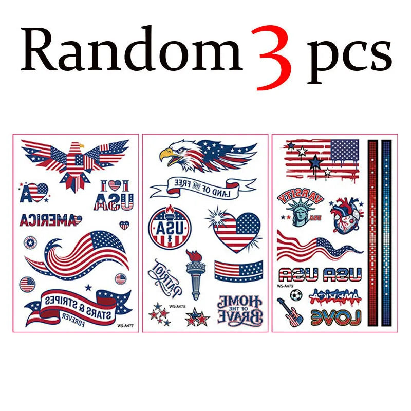 Fan Flag Tattoo Stickers™ – Match Day Edition