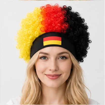Curly Fan Wig™ – Stadium Edition