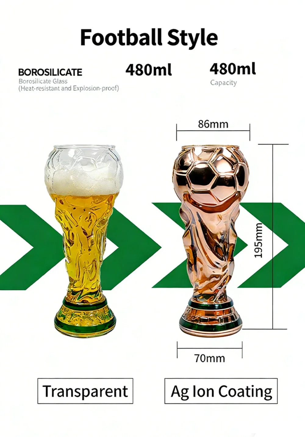 Hercules Trophy Beer Glass™ – Game Night Edition