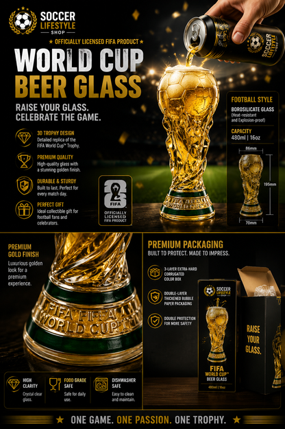 Hercules Trophy Beer Glass™ – Game Night Edition