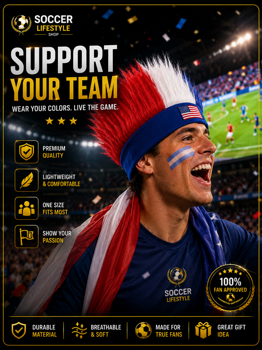 Stadium Spike Wig™ – Fan Edition